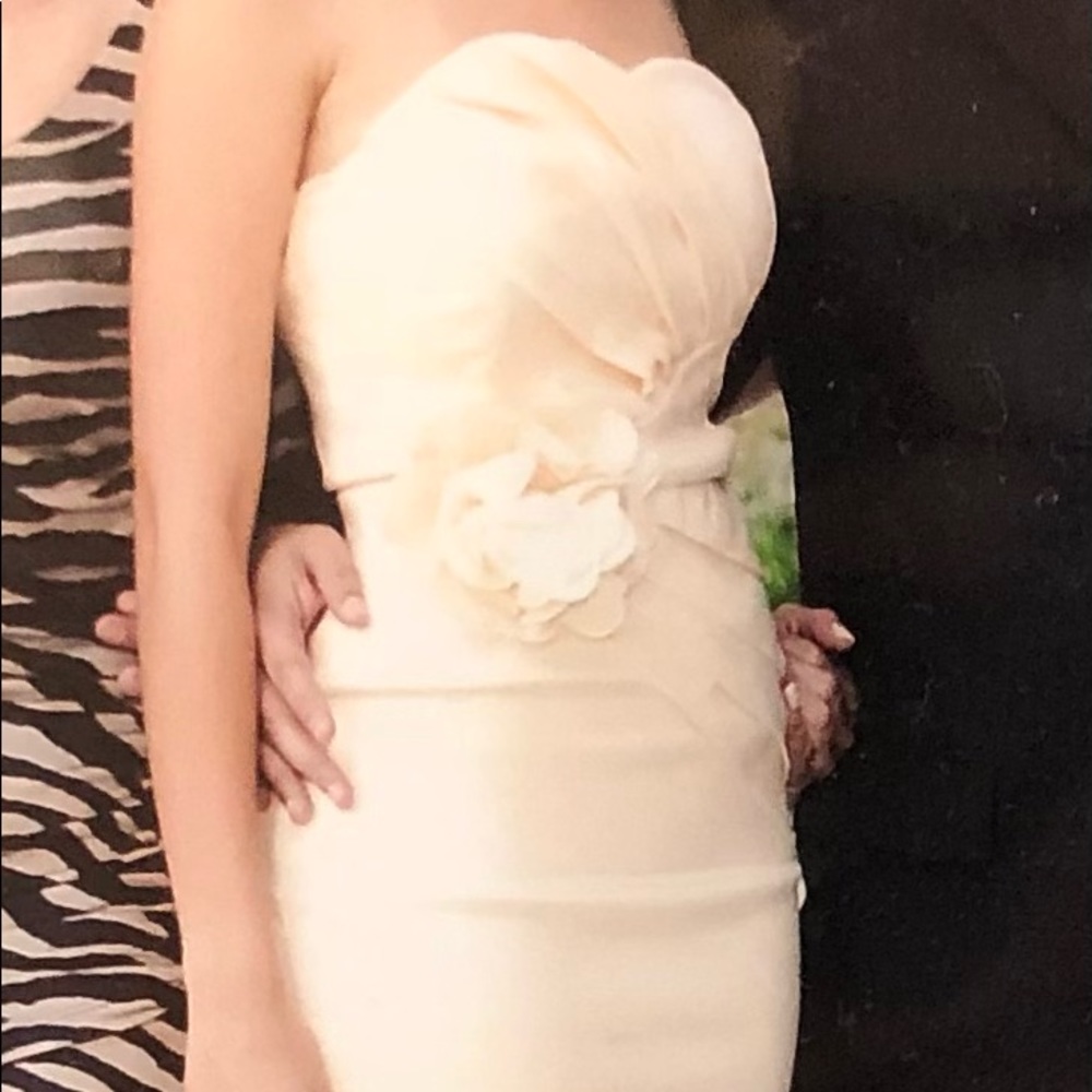 Cocktail cream dress